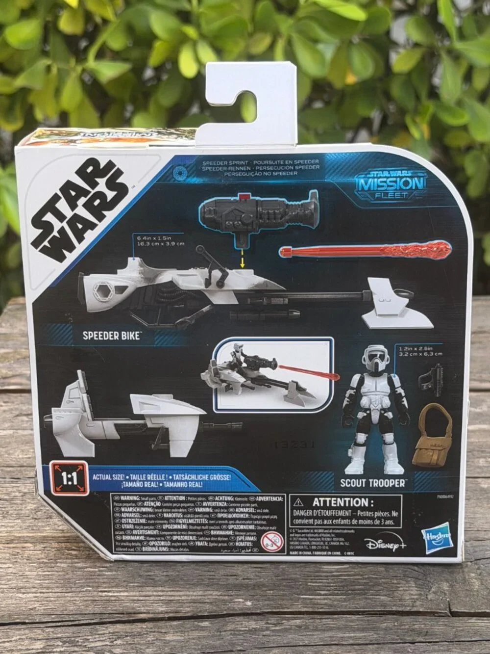 Star Wars Mission Fleet Scout Trooper Speeder Bike The Mandalorian Disney Hasbro